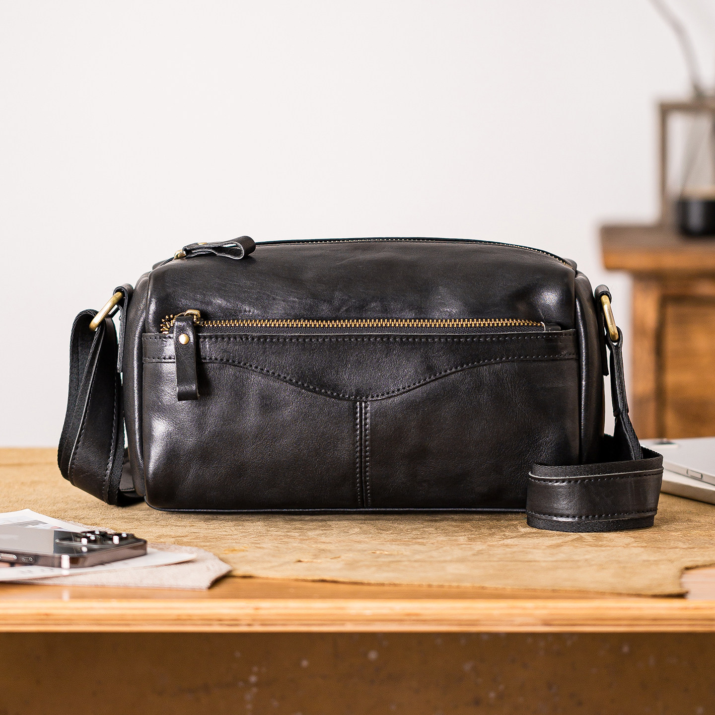 PNDME organizers handmade vint - Leather Work Bag Mens reseña y precio