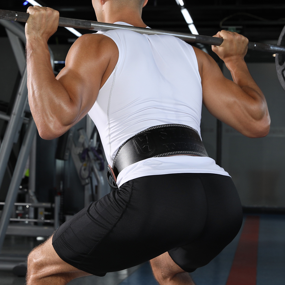 WOSWEIR-Men's Cow Leather Wais - Leather Workout Belt reseña y precio