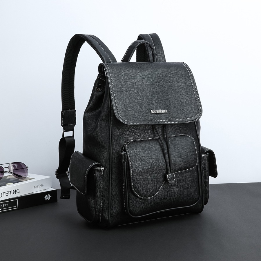 【New Arrival】Women's Black Fau - Leather Work Backpack reseña y precio