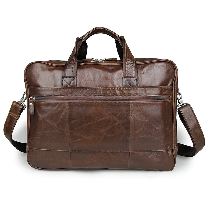 LACHIOUR Genuine Leather Men B - Leather Work Bag Mens reseña y precio